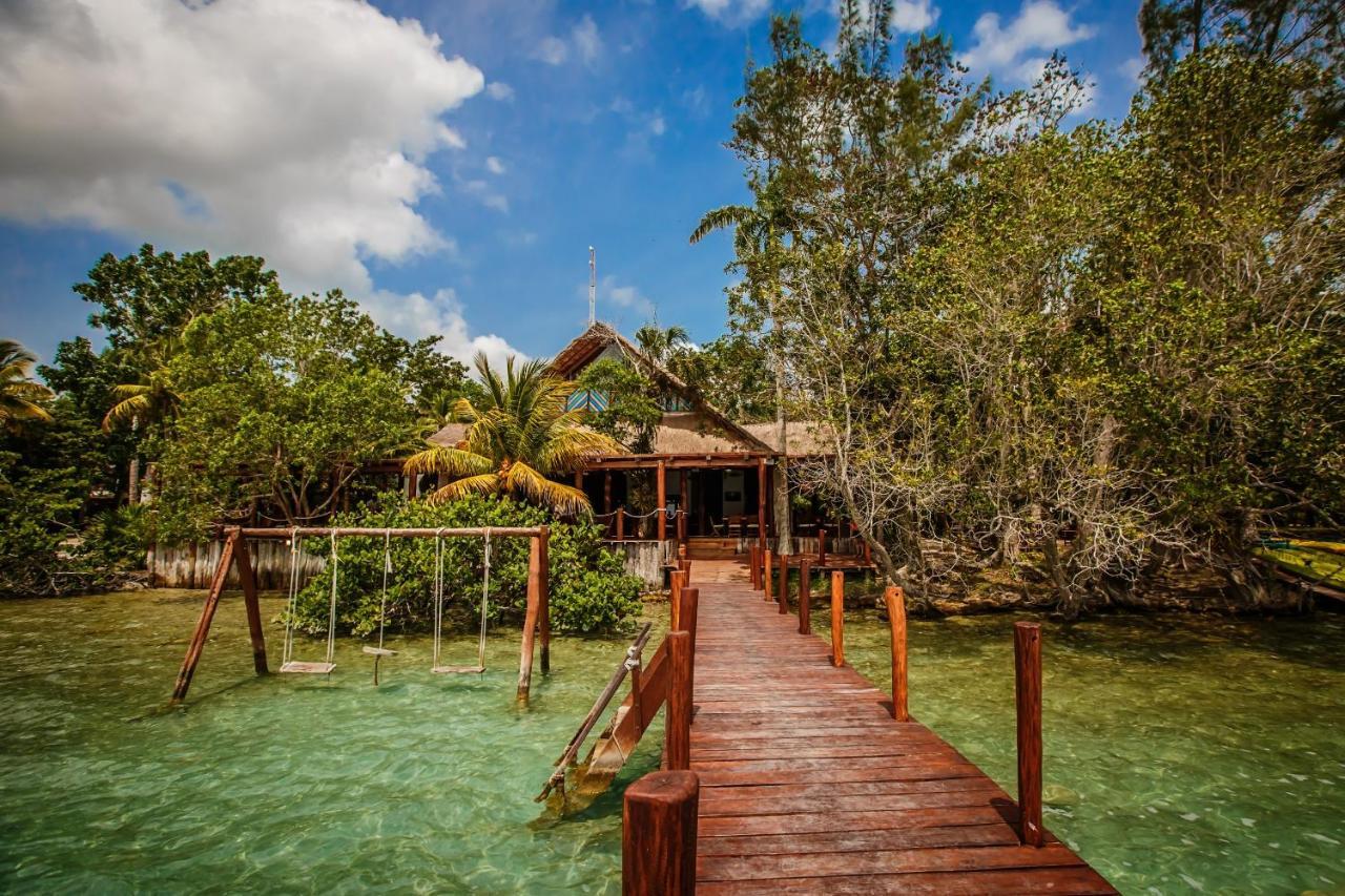 Hotel Rancho Encantado Bacalar Luaran gambar